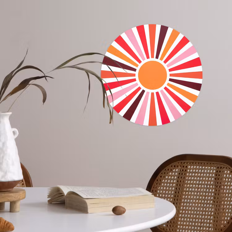 Wallpaper Circle - Sun - Rays - Abstract - Colorful — 4