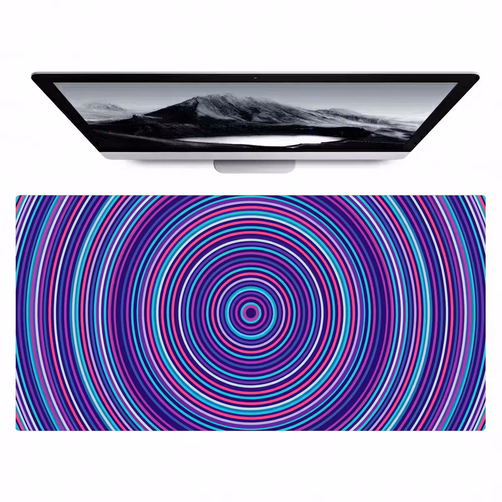 Desk Mat - Abstract - Circles - Colorful — 1