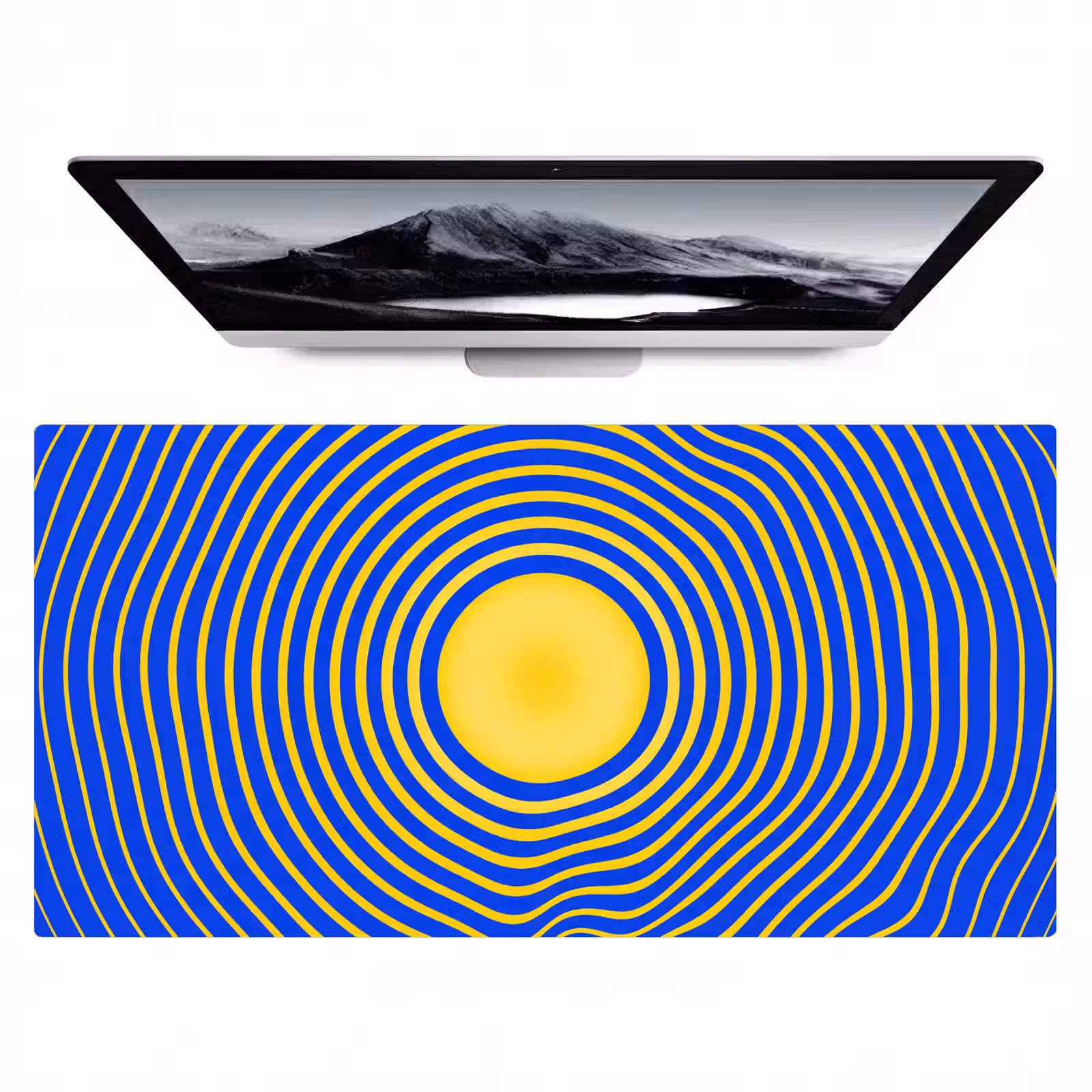 Desk Mat - Abstract Pattern - Blue — 1