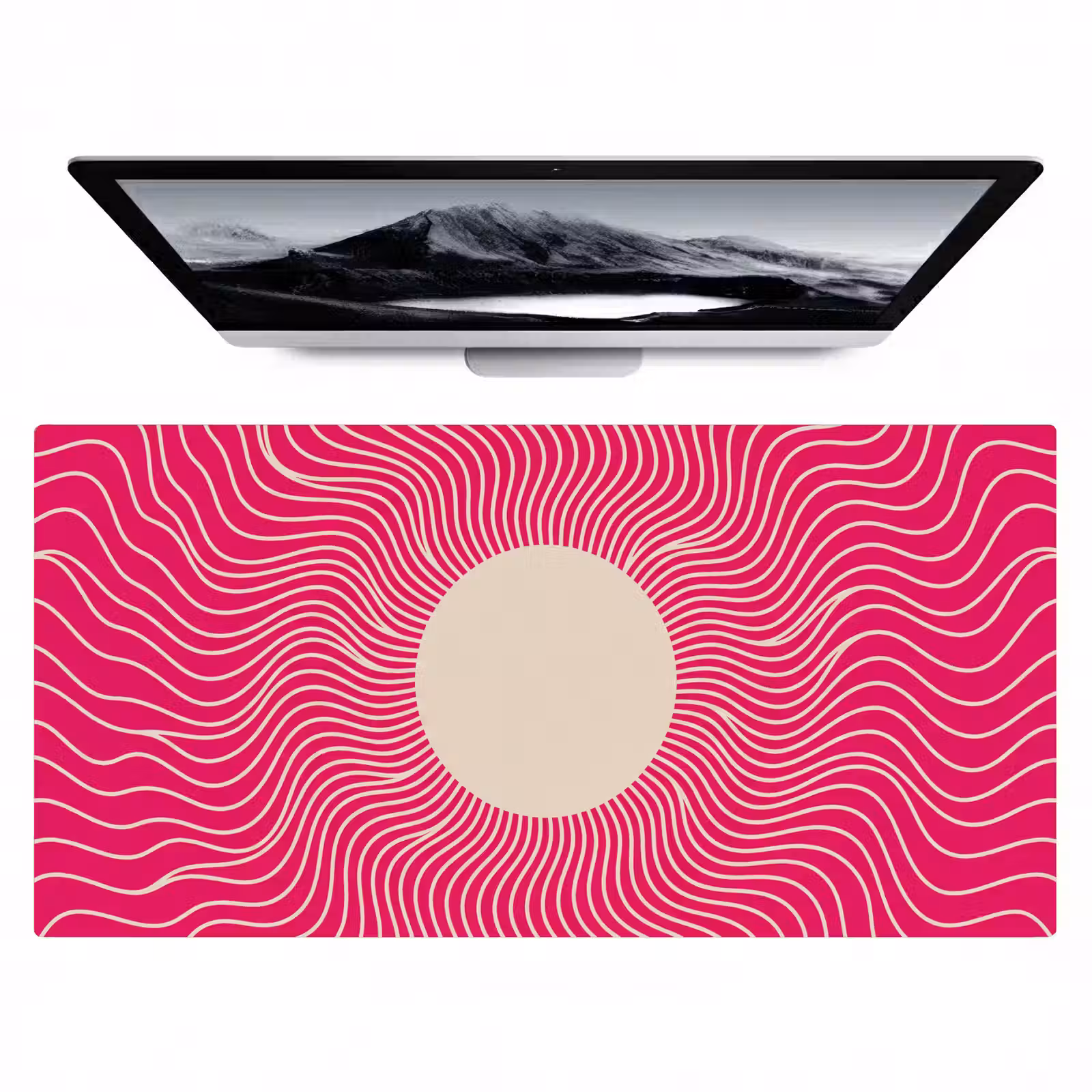Desk Mat - Abstract - Pattern - Pink — 1