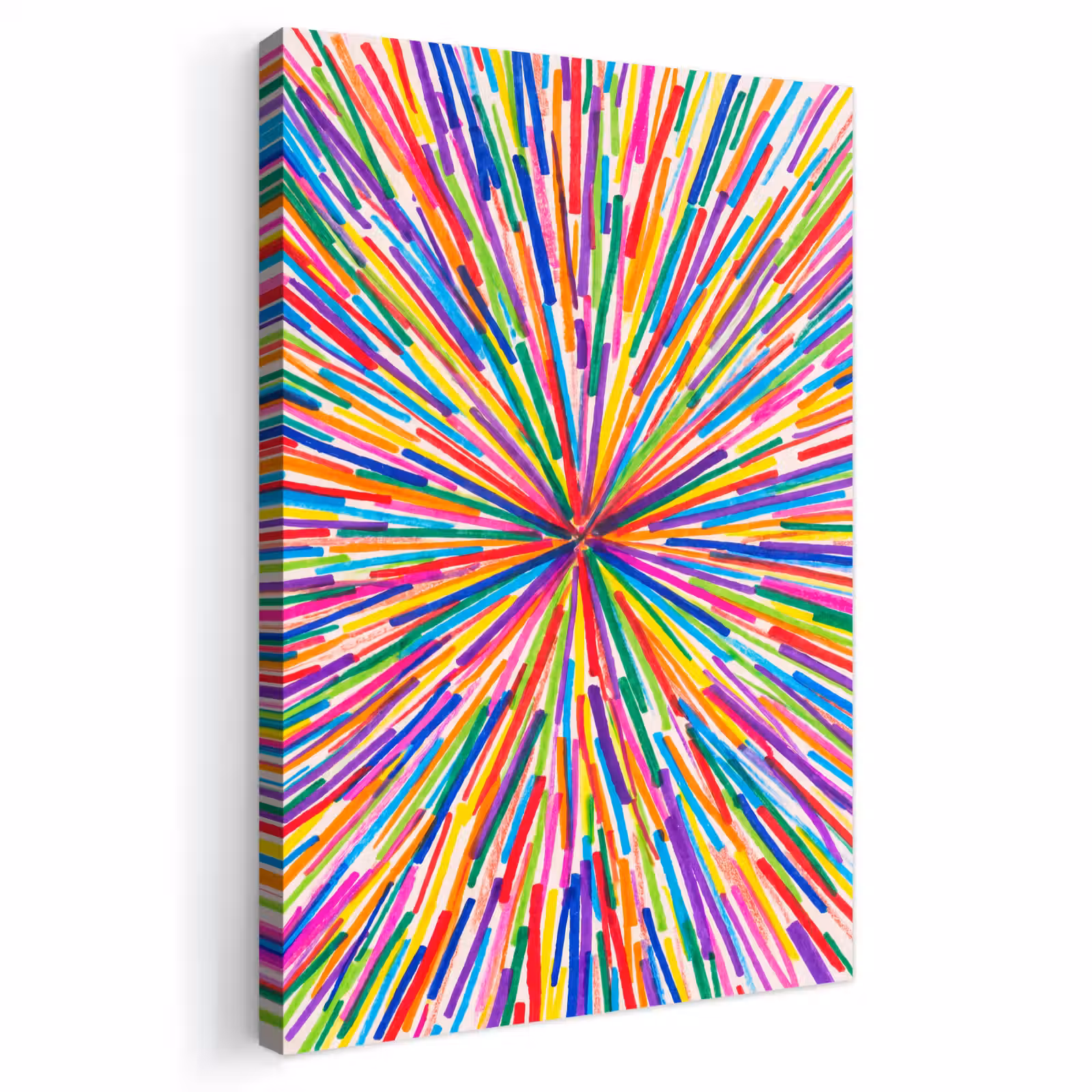 Outdoor Canvas Print - Lines - Colorful - Abstract — 1