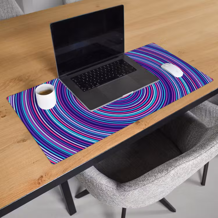 Desk Mat - Abstract - Circles - Colorful — 3