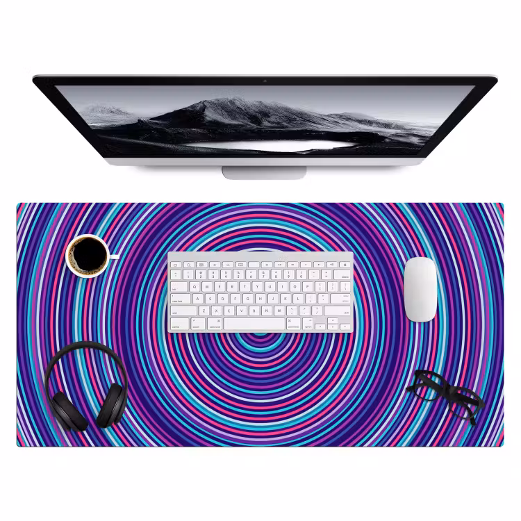 Desk Mat - Abstract - Circles - Colorful — 4