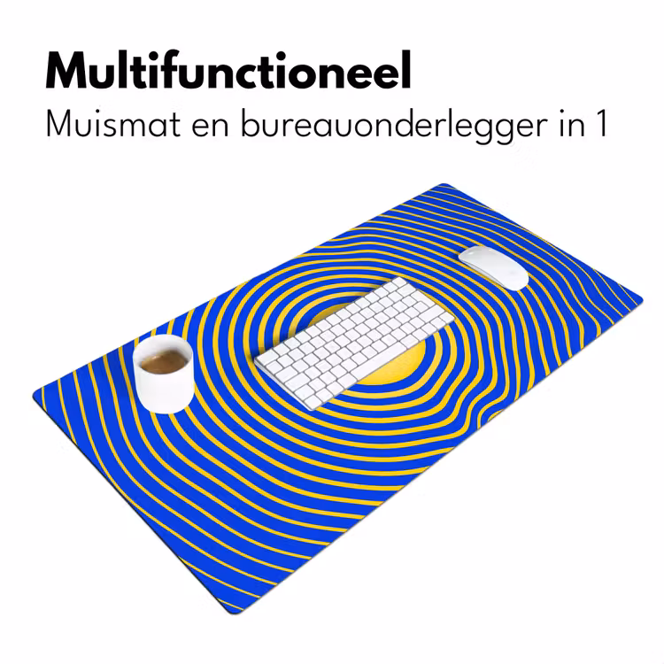 Desk Mat - Abstract Pattern - Blue — 7
