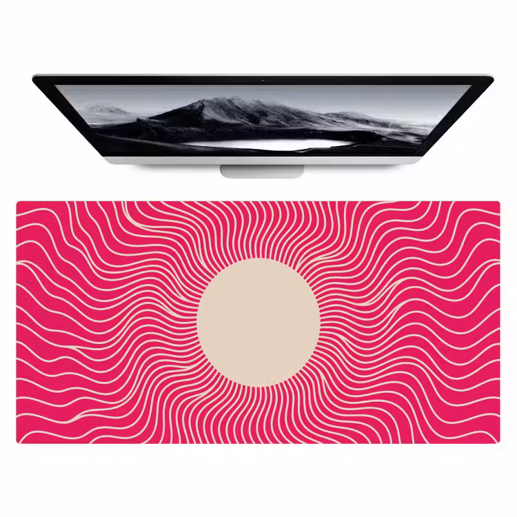 Desk Mat - Abstract - Pattern - Pink — 1