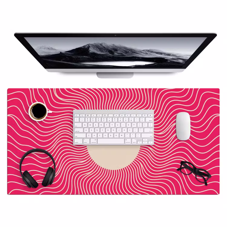 Desk Mat - Abstract - Pattern - Pink — 4