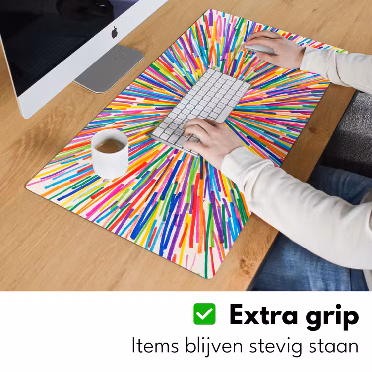 Desk Mat - Lines - Colorful - Abstract — 6