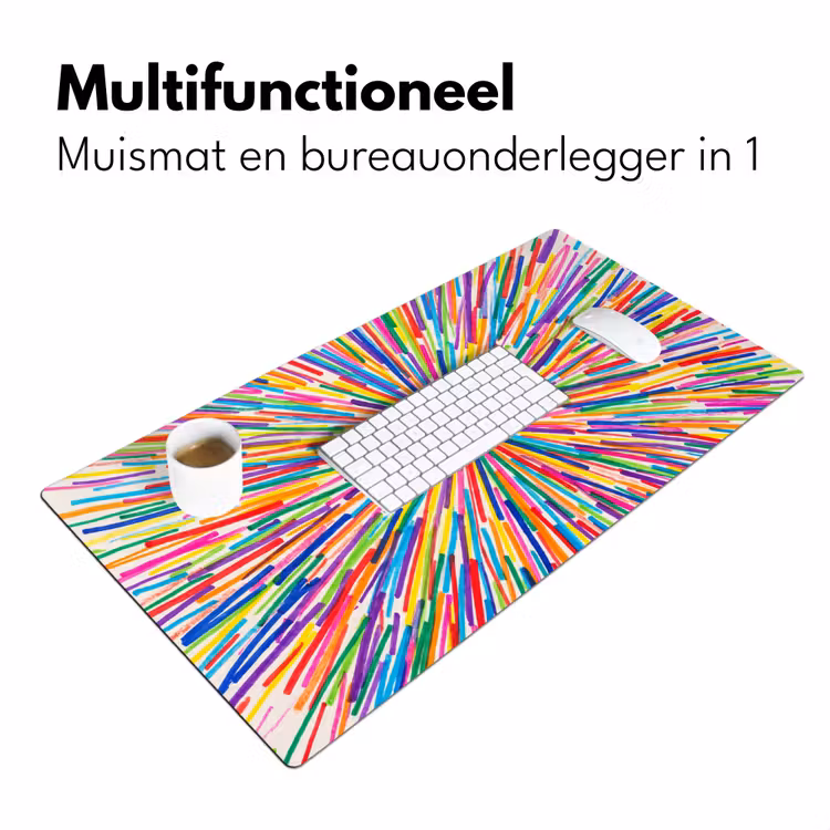 Desk Mat - Lines - Colorful - Abstract — 7