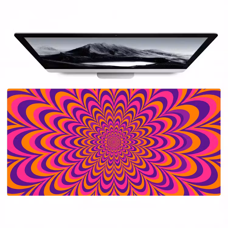 Desk Mat - Pattern - Optical - Colorful — 1