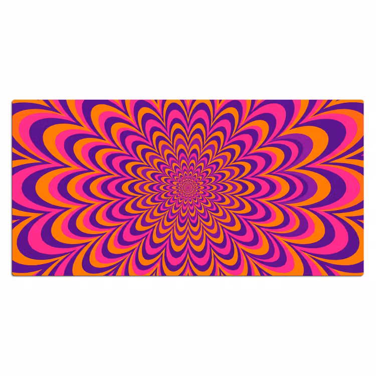 Desk Mat - Pattern - Optical - Colorful — 2
