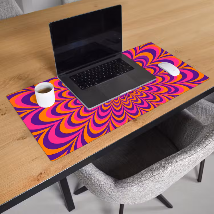 Desk Mat - Pattern - Optical - Colorful — 3