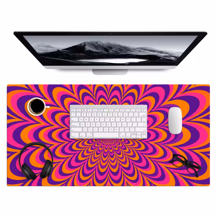 Desk Mat - Pattern - Optical - Colorful — 4