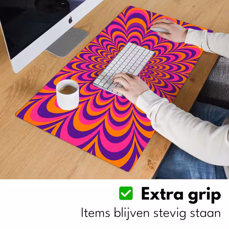 Desk Mat - Pattern - Optical - Colorful — 6