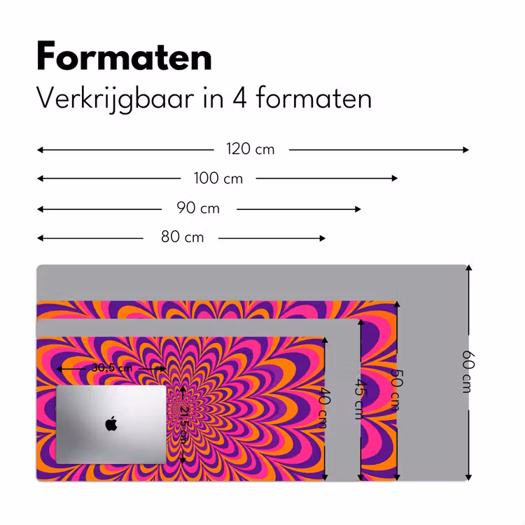 Desk Mat - Pattern - Optical - Colorful — 8