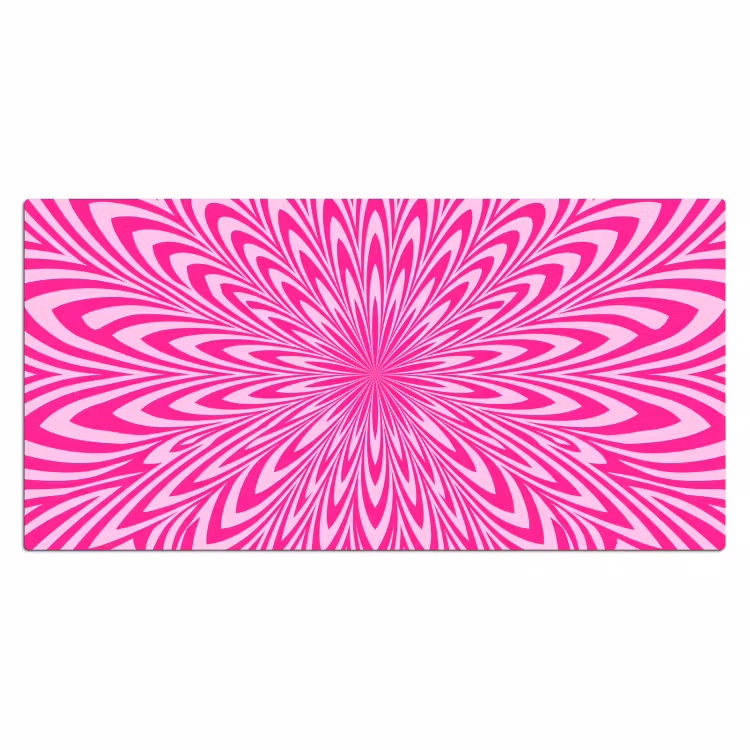 Desk Mat - Pattern - Optical - Pink — 2