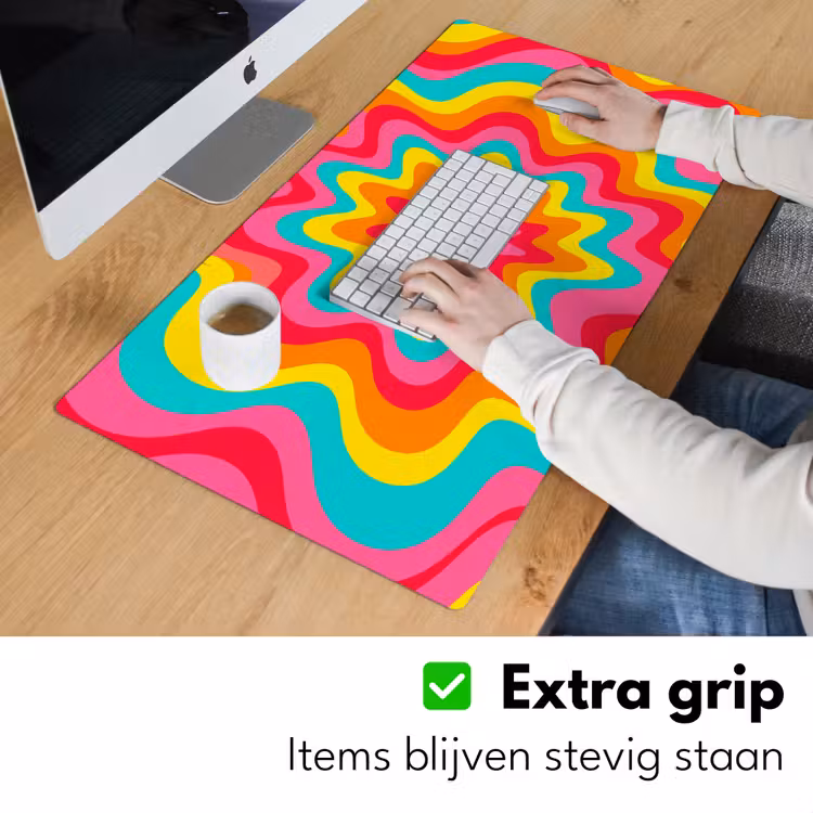 Desk Mat - Pattern - Wavy - Colorful — 6
