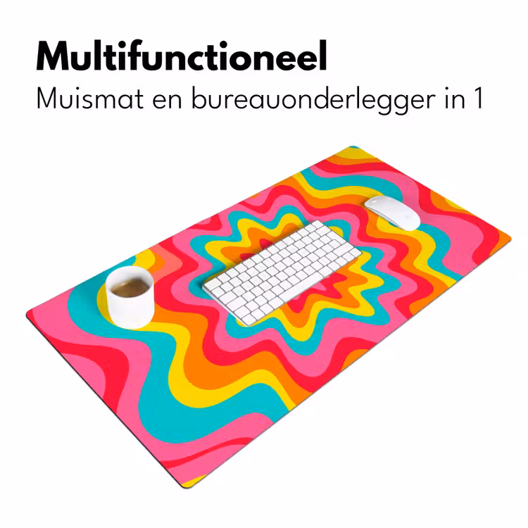 Desk Mat - Pattern - Wavy - Colorful — 7