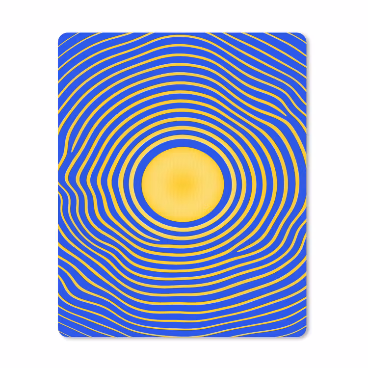 Mouse Pad - Abstract Pattern - Blue — 1