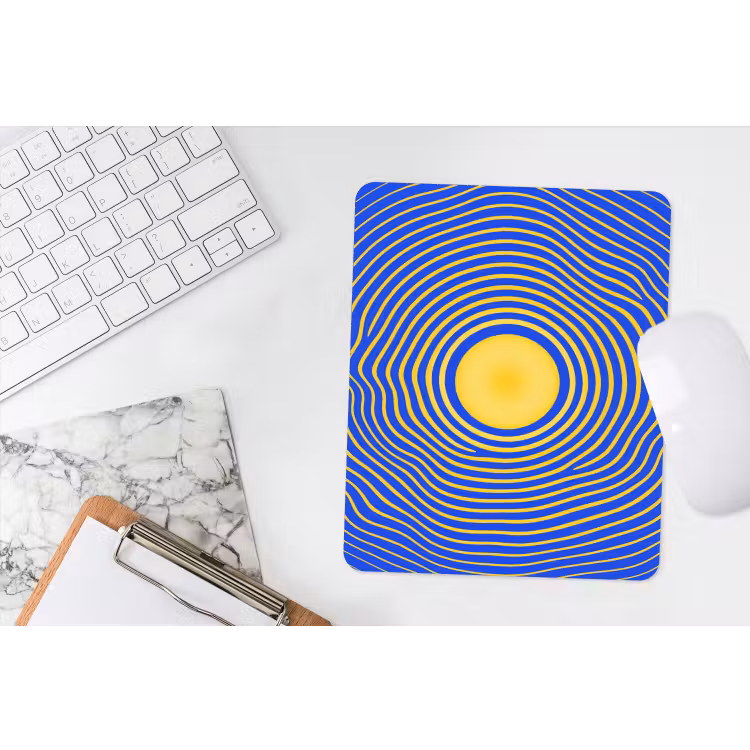 Mouse Pad - Abstract Pattern - Blue — 4