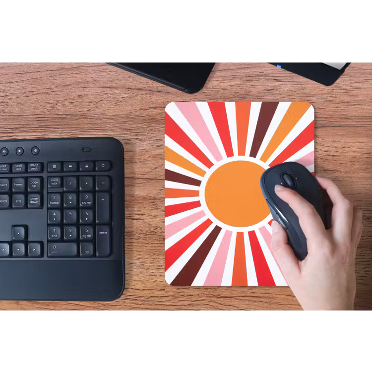 Mouse Pad - Sun - Rays - Abstract - Colorful — 3