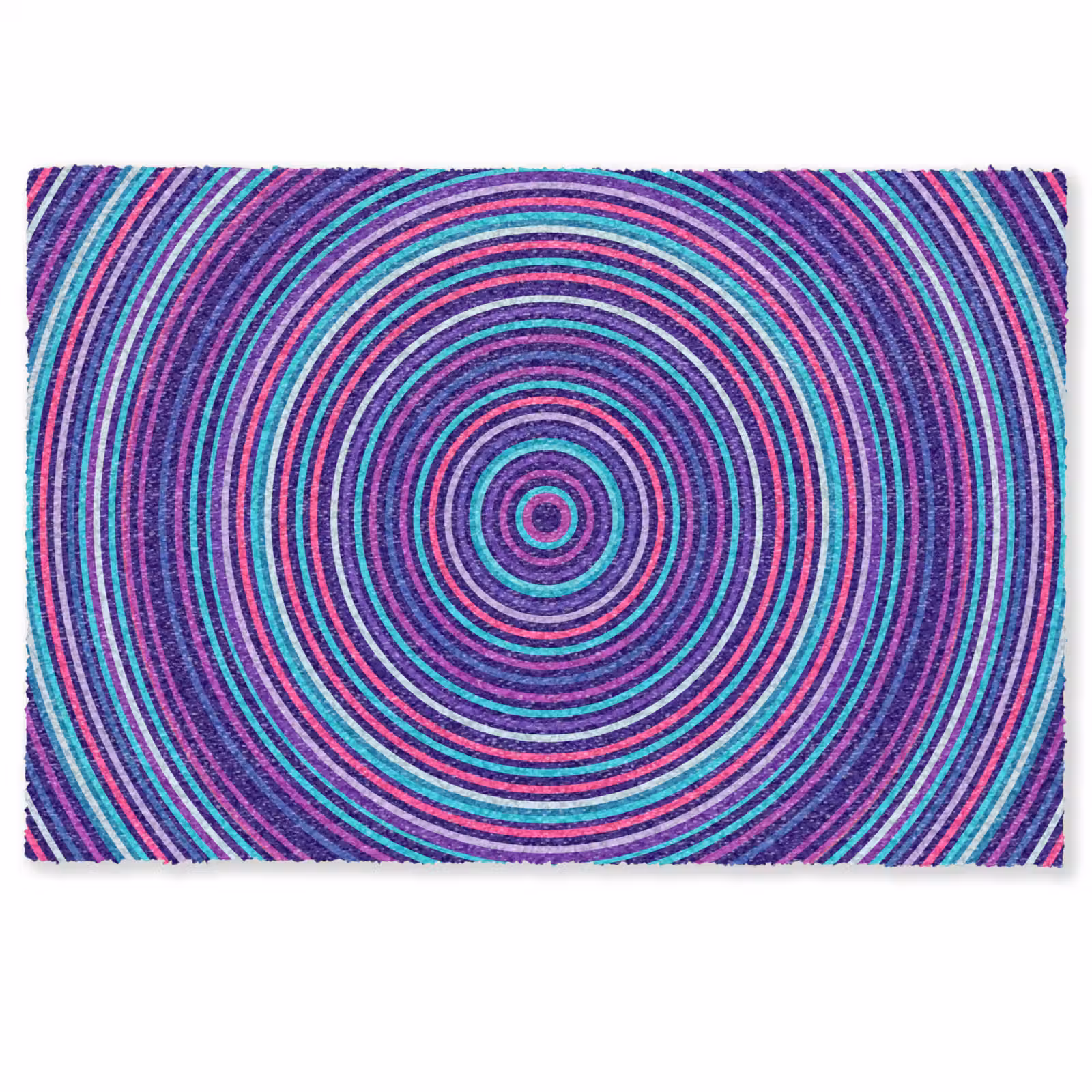 Doormat - Abstract - Circles - Colorful — 1