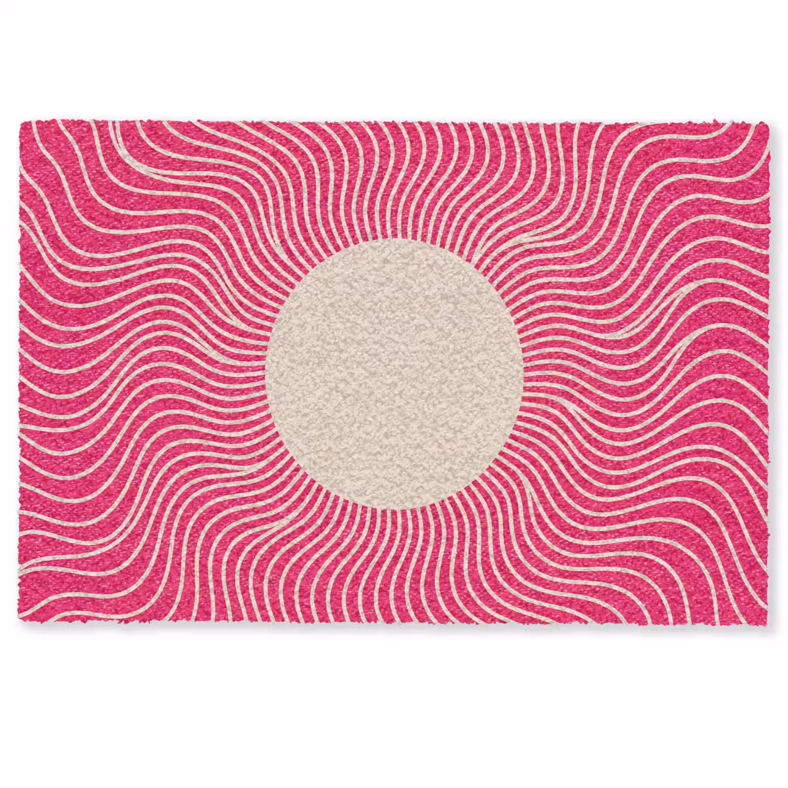 Doormat - Abstract - Pattern - Pink — 1