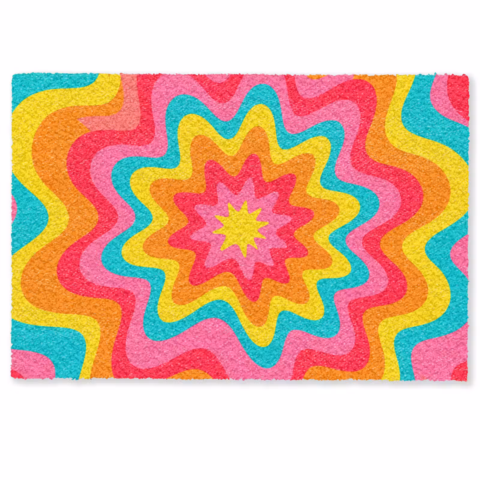 Doormat - Pattern - Wavy - Colorful — 1