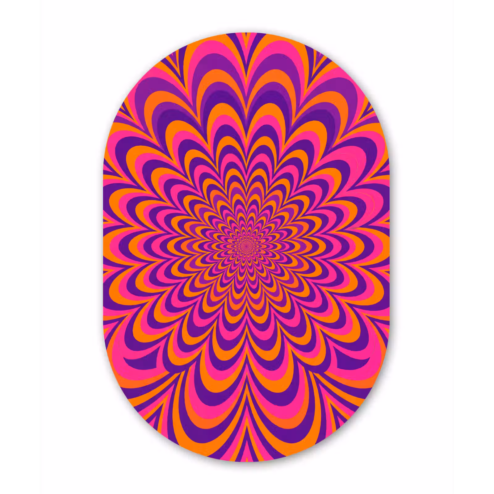 Oval - Glass - Pattern - Optical - Colorful — 1