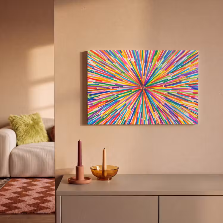 Canvas Print - Lines - Colorful - Abstract — 1
