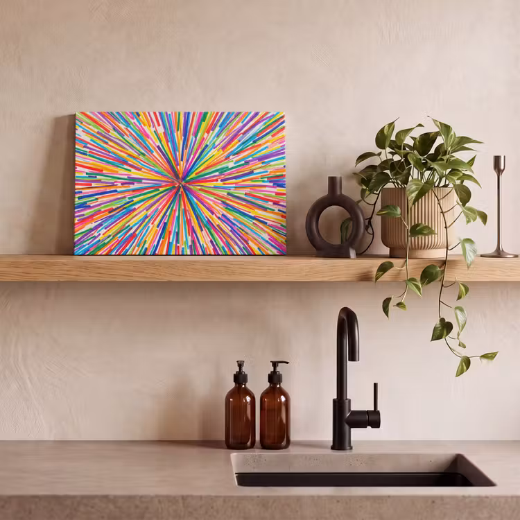 Canvas Print - Lines - Colorful - Abstract — 2