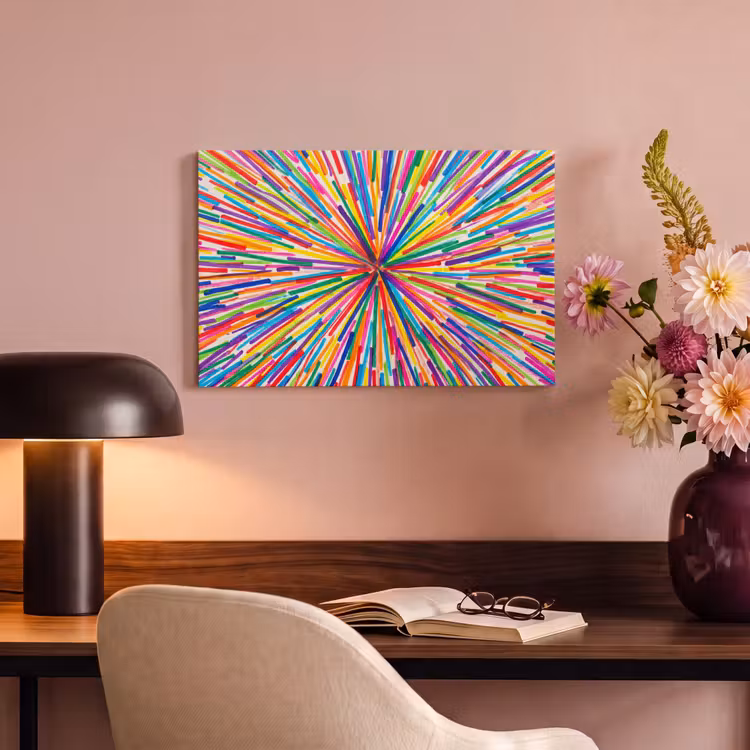 Canvas Print - Lines - Colorful - Abstract — 3