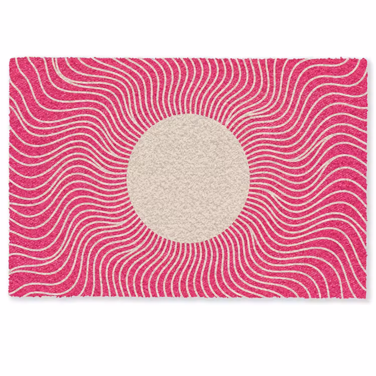 Doormat - Abstract - Pattern - Pink — 1