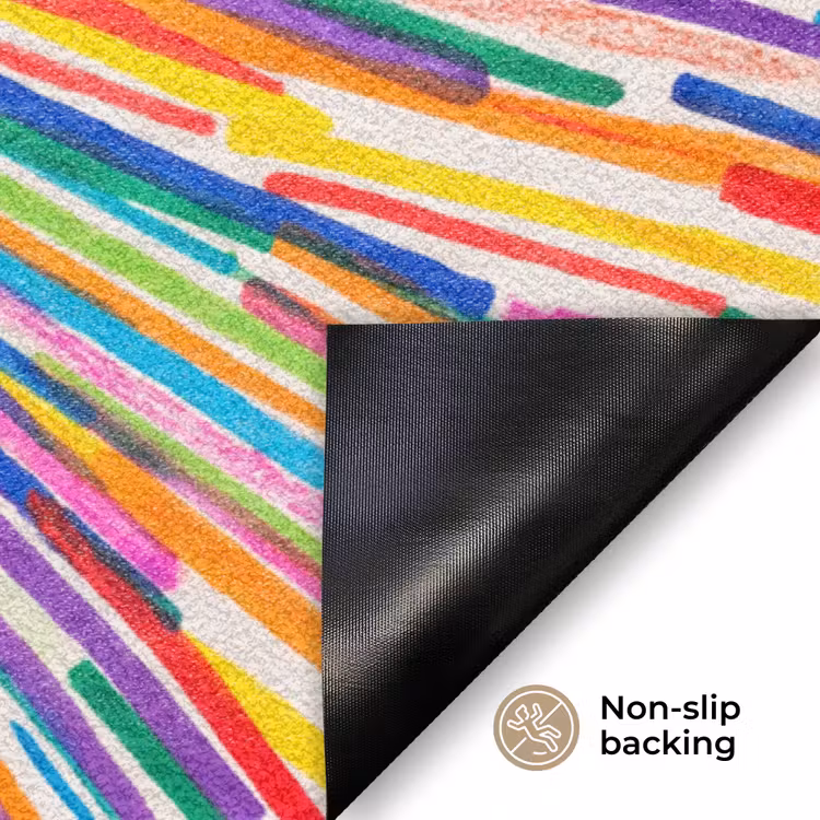 Doormat - Lines - Colorful - Abstract — 6