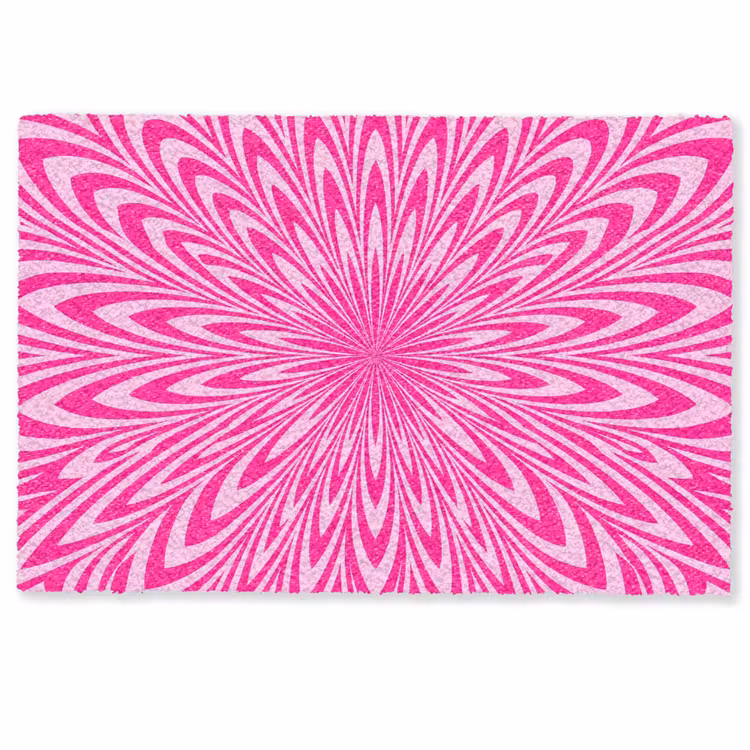Doormat - Pattern - Optical - Pink — 1