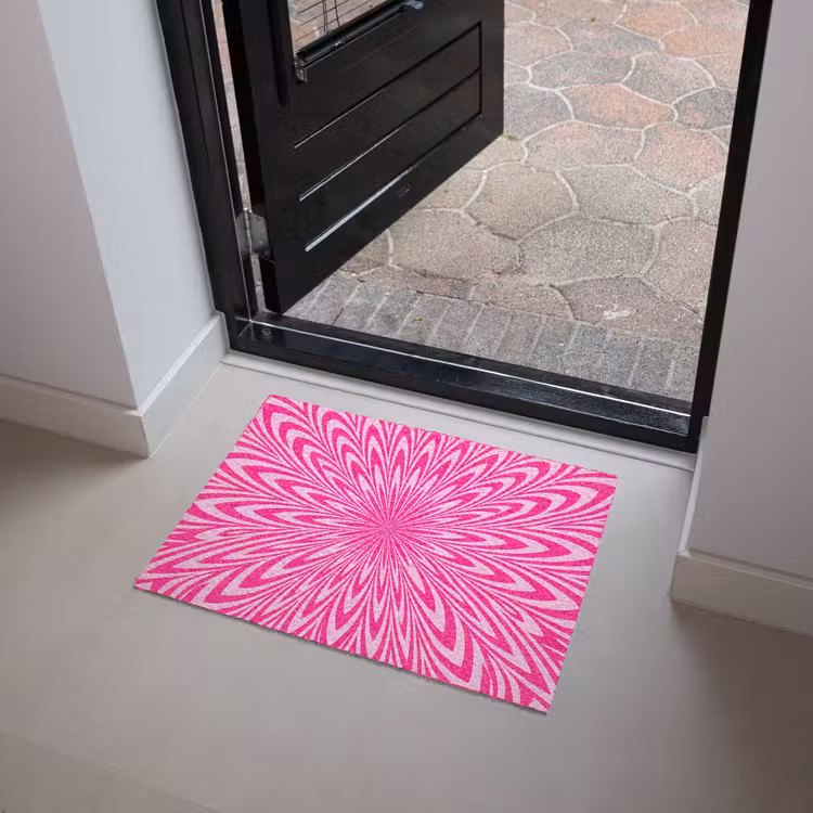 Doormat - Pattern - Optical - Pink — 4