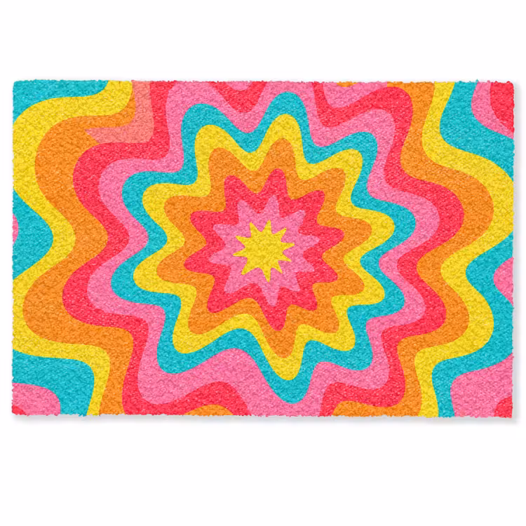 Doormat - Pattern - Wavy - Colorful — 1
