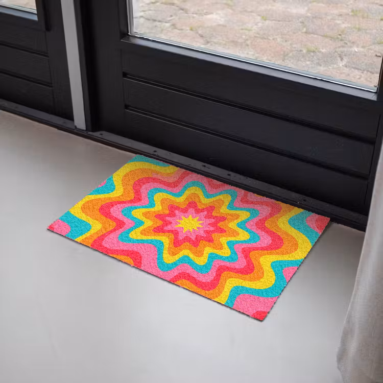 Doormat - Pattern - Wavy - Colorful — 2