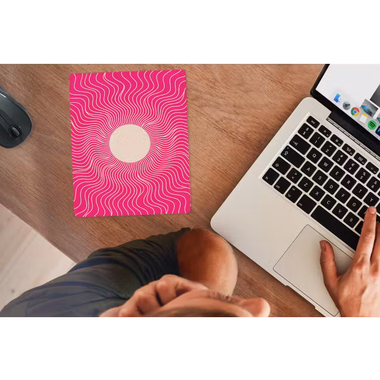 Mouse Pad - Abstract - Pattern - Pink — 2