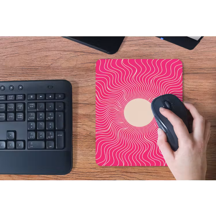 Mouse Pad - Abstract - Pattern - Pink — 3