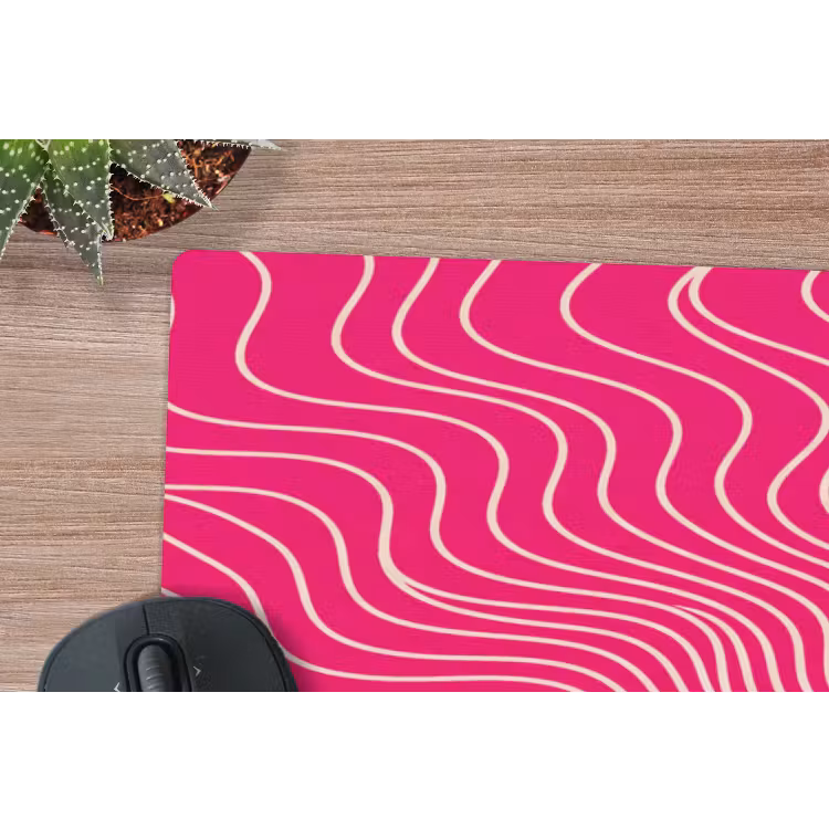 Mouse Pad - Abstract - Pattern - Pink — 5