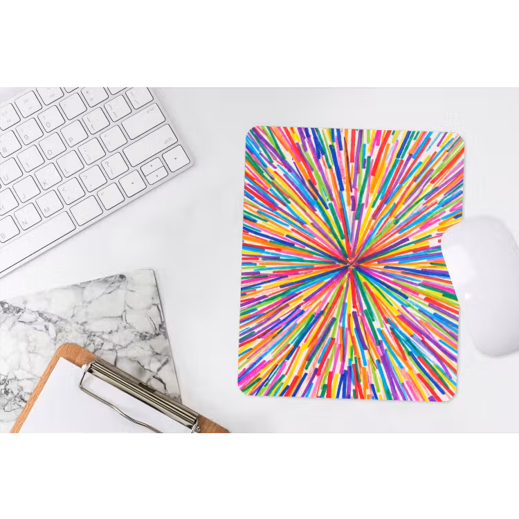 Mouse Pad - Lines - Colorful - Abstract — 4
