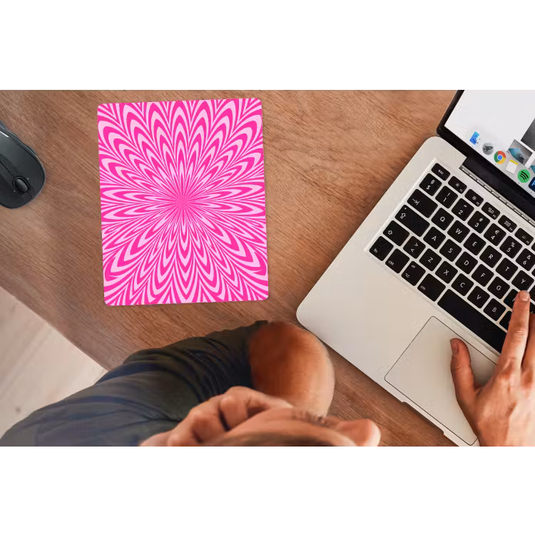 Mouse Pad - Pattern - Optical - Pink — 2