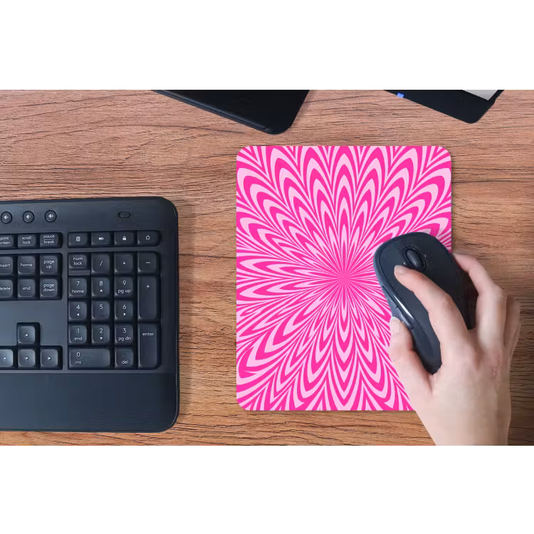 Mouse Pad - Pattern - Optical - Pink — 3
