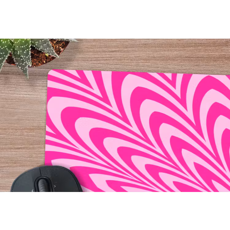 Mouse Pad - Pattern - Optical - Pink — 5