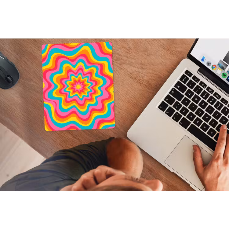 Mouse Pad - Pattern - Wavy - Colorful — 2