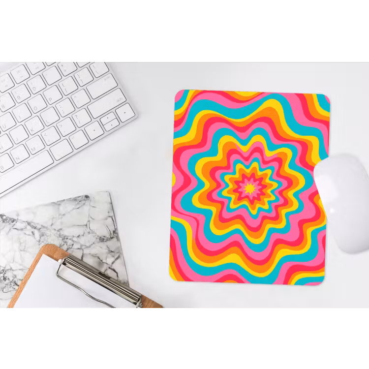 Mouse Pad - Pattern - Wavy - Colorful — 4