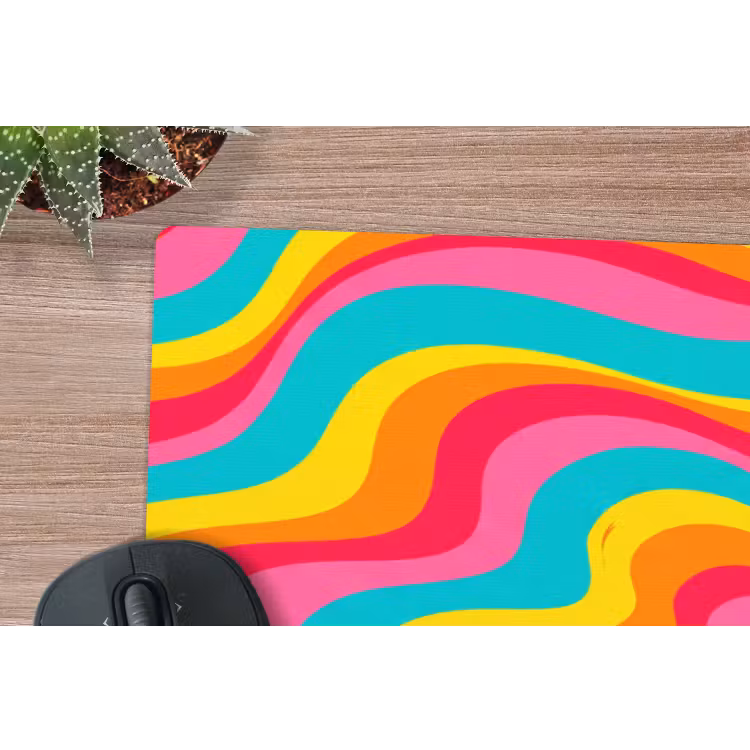 Mouse Pad - Pattern - Wavy - Colorful — 5
