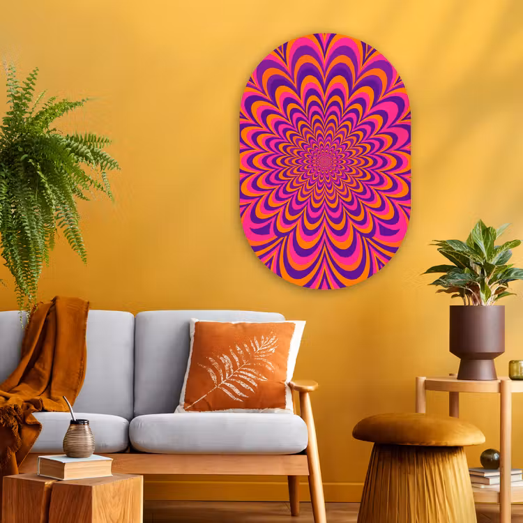 Oval - Glass - Pattern - Optical - Colorful — 3