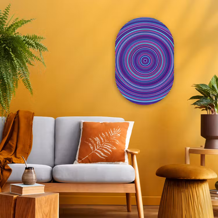 Oval - Plastic - Abstract - Circles - Colorful — 1
