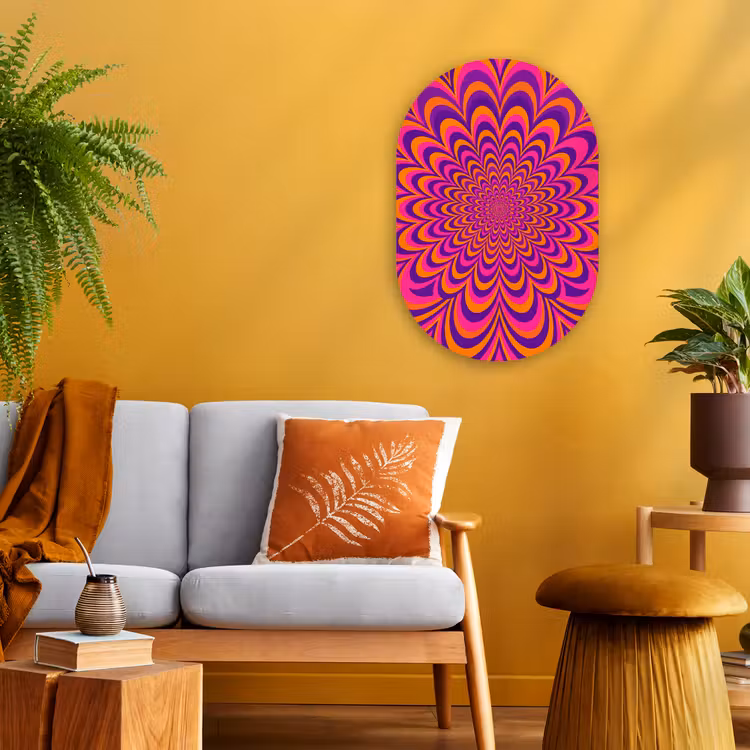 Oval - Plastic - Pattern - Optical - Colorful — 1